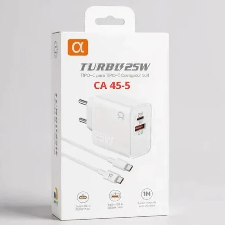 CARREGADOR COMPLETO TIPO C